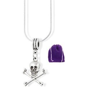 Skull and Bones Skeleton Necklace Pendant Jewelry